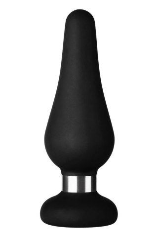FORTO F-21 TEAR DROP Medium Czarny silikonowy z pierścieniem stalowym