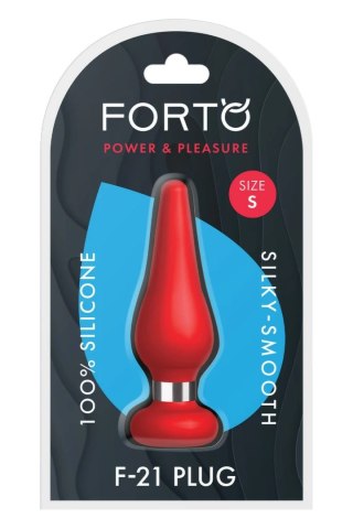 FORTO F-21 TEAR DROP Small Red silikonowy model z pierścieniem
