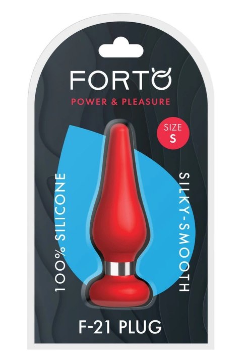 FORTO F-21 TEAR DROP Small Red silikonowy model z pierścieniem