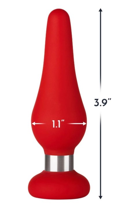 FORTO F-21 TEAR DROP Small Red silikonowy model z pierścieniem