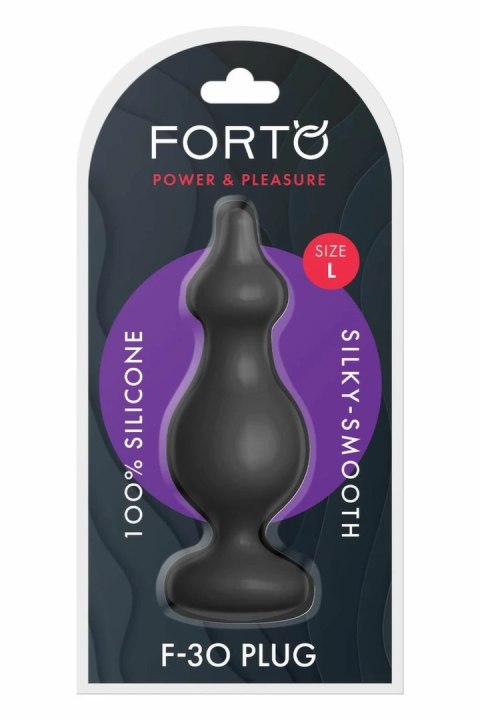 FORTO F-30 POINTER Large Black silikonowy model z kulkami 100% Premium