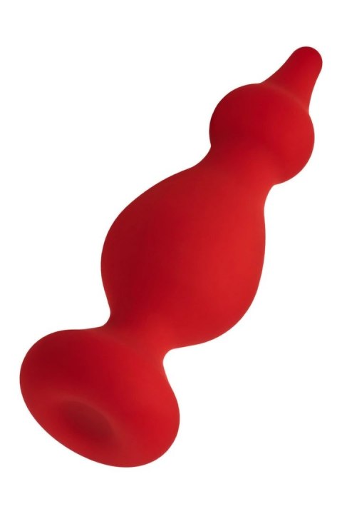 FORTO F-30 POINTER Medium Red silikonowy model z koralikami