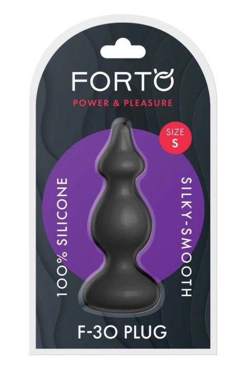 FORTO F-30 POINTER Small Black silikonowy model z koralikami