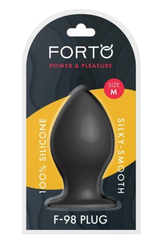 FORTO F-98 Cone Medium Black silikonowy stożek z przyssawką