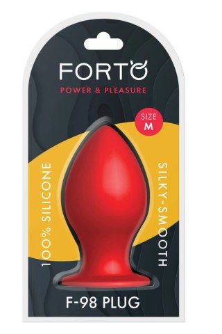 FORTO F-98 Cone Medium Red silikonowy stożek z przyssawką