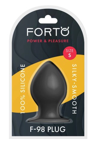 FORTO F-98 Cone Small Black silikonowy stożek z przyssawką 10 cm