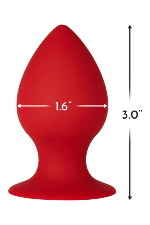 FORTO F-98 Cone Small Red silikonowy stożek z przyssawką 10,2 cm
