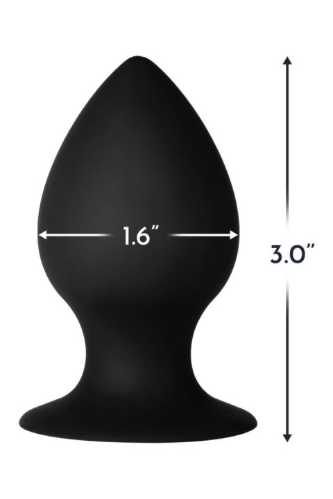 FORTO F-98R Rattler Cone Small Black silikonowy stożek z kulką