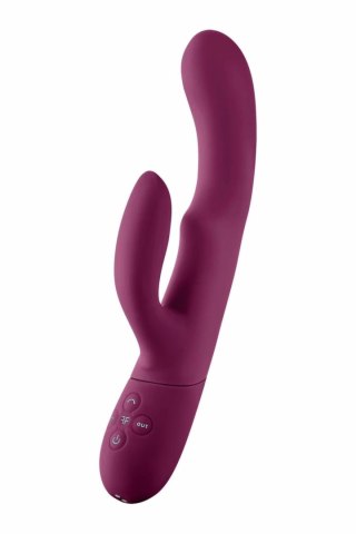 FemmeFunn Balai Dark Fuchsia - silikonowy model z ruchomą głowicą, 12 trybow