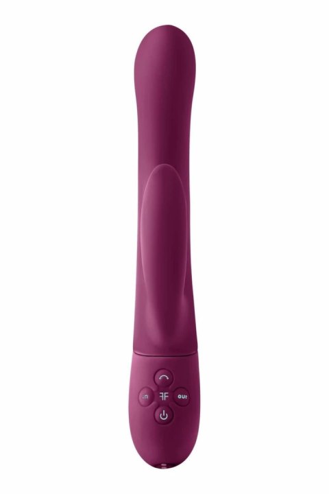 FemmeFunn Balai Dark Fuchsia - silikonowy model z ruchomą głowicą, 12 trybow