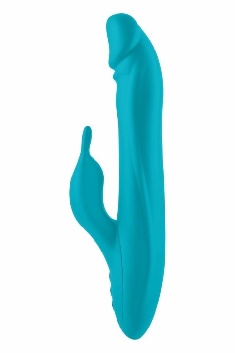 FemmeFunn Booster Rabbit XL Turquoise - wibrator z funkcją Boost, 27,9 cm