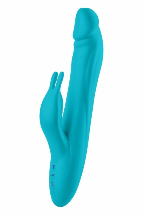 FemmeFunn Booster Rabbit XL Turquoise - wibrator z funkcją Boost, 27,9 cm