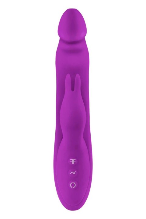 FemmeFunn Booster Rabbit Purple - wibrator rotacyjny, 7 trybow, silikon
