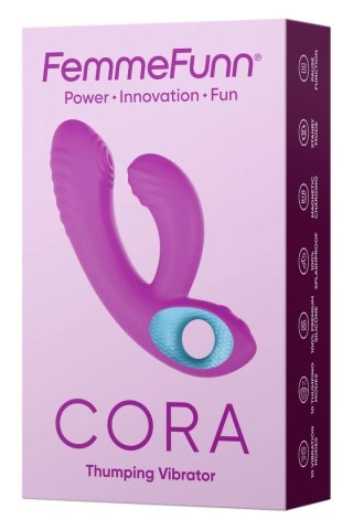 FemmeFunn Cora Purple - wielofunkcyjny masażer z 10 trybami pracy