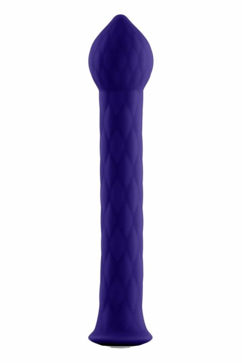 FemmeFunn Diamond Wand Dark Purple - elastyczny masażer 21 trybow