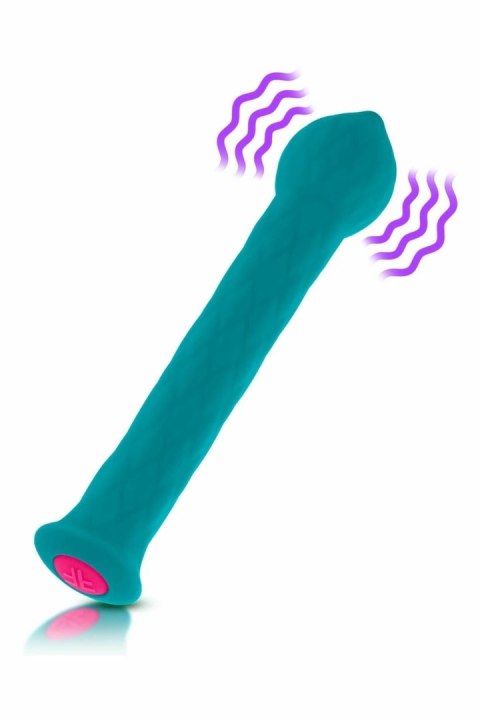 FemmeFunn Diamond Wand Turquoise - elastyczny masażer 21 trybow