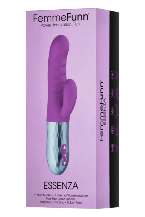 FemmeFunn Essenza Purple - zaawansowany model z funkcją ruchu i wibracji