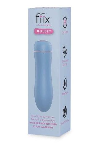 FemmeFunn FFIX Bullet Light Blue - kompaktowy wibrator 10 trybow, wodoodporny