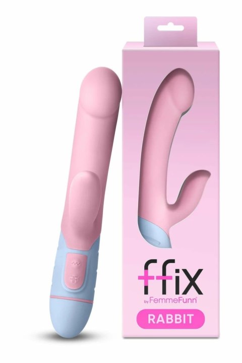FemmeFunn FFIX Rabbit Pink - wibrator kroliczek, 20 trybow, silikon