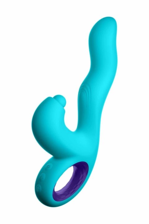 FemmeFunn Klio Turquoise - trojfunkcyjny masażer z systemem SoftFeel™