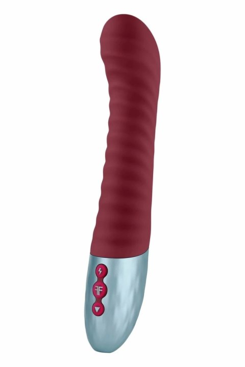 FemmeFunn Lola G Maroon - silikonowa maszyna intymna, 8 trybow, 24 cm