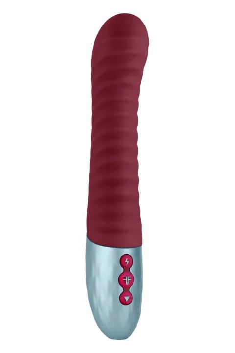 FemmeFunn Lola G Maroon - silikonowa maszyna intymna, 8 trybow, 24 cm