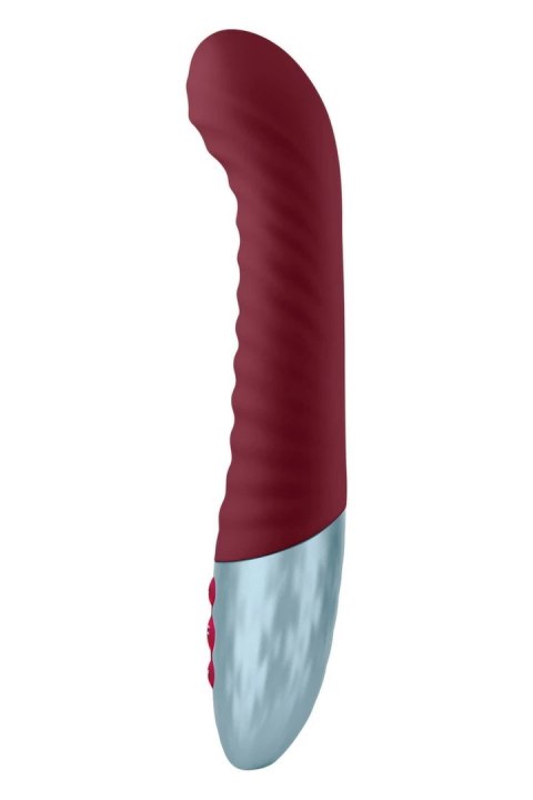 FemmeFunn Lola G Maroon - silikonowa maszyna intymna, 8 trybow, 24 cm