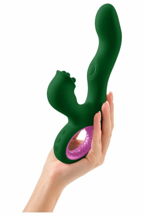 FemmeFunn Pallina Dark Green - zaawansowany masażer kulkowy, 11 trybow