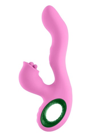 FemmeFunn Pallina Pink - silikonowy masażer z funkcją rotacji i wibracji