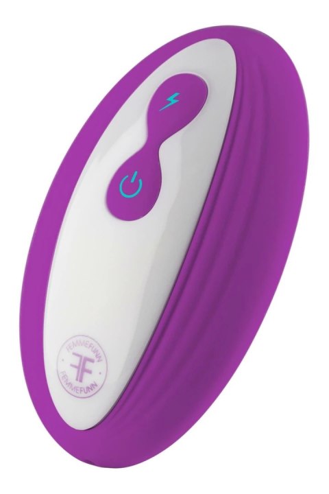 FemmeFunn Pirouette Purple - obrotowy model z pilotem, silikon premium