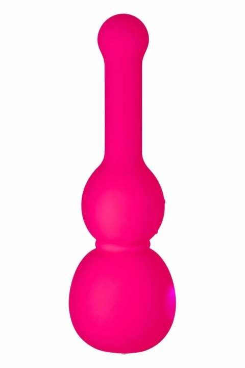 FemmeFunn Poly Massager Pink - kompaktowy masażer silikonowy 7 trybow