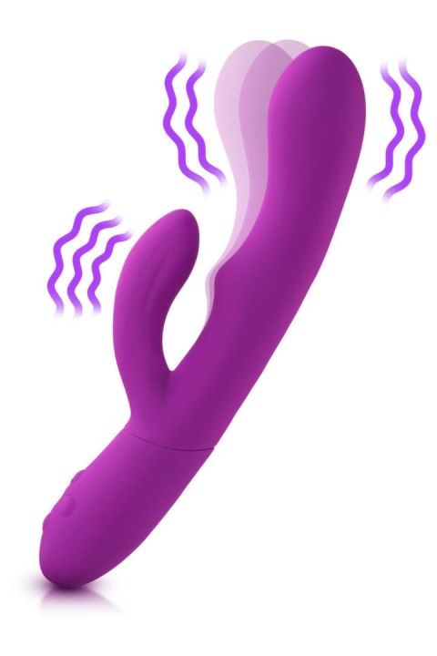 FemmeFunn Ultra Rabbit Purple - silikonowy model z 3 silnikami, 10 trybow