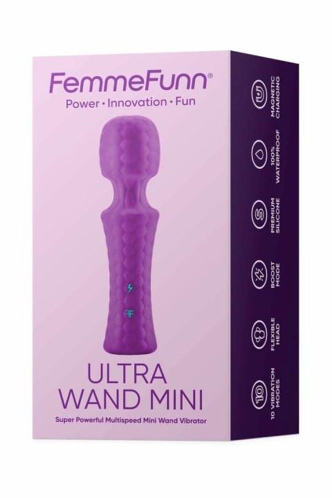 FemmeFunn Ultra Wand Mini Purple - kompaktowy masażer wielofunkcyjny