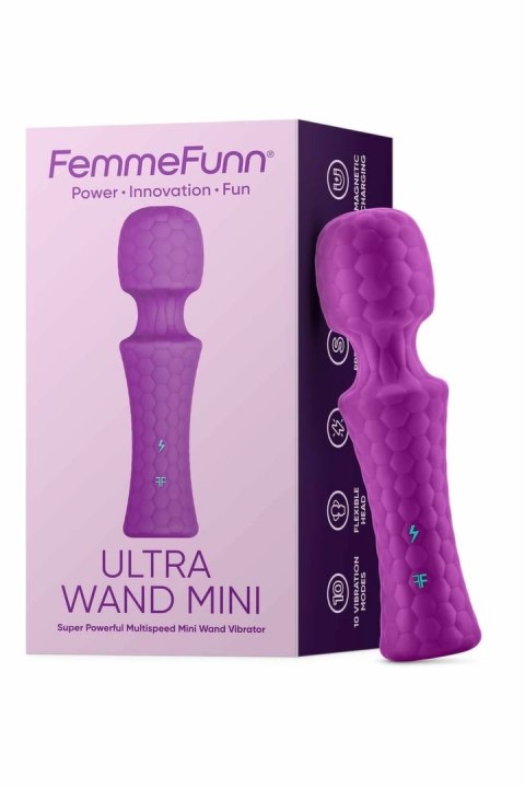 FemmeFunn Ultra Wand Mini Purple - kompaktowy masażer wielofunkcyjny