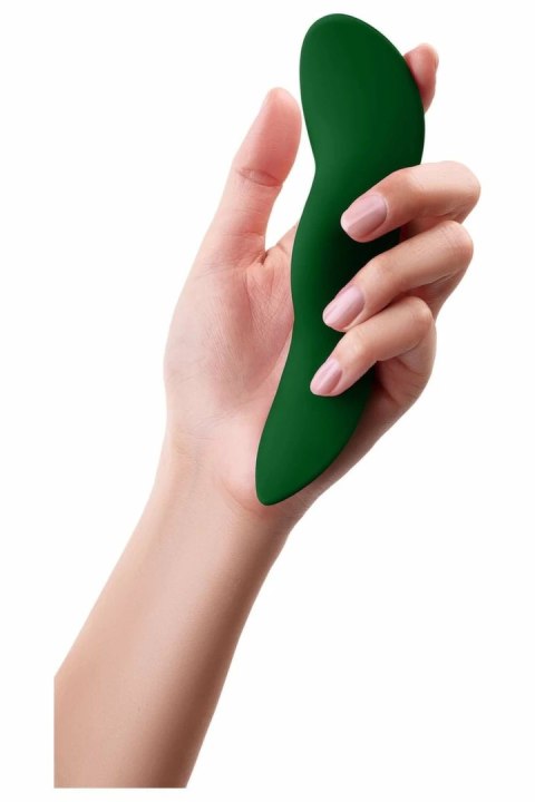 FemmeFunn Unda Dark Green - bezprzewodowy masażer intymny, 10 trybow