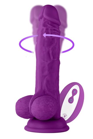FemmeFunn Wireless Turbo Baller Purple - silikonowa maszyna intymna 360°