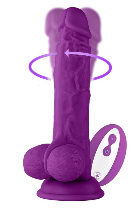 FemmeFunn Wireless Turbo Baller Purple - silikonowa maszyna intymna 360°