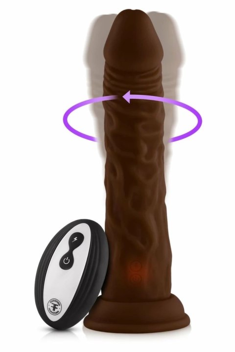 FemmeFunn Wireless Turbo Shaft Brown 21,6 cm - model z rotacją i wibracjami