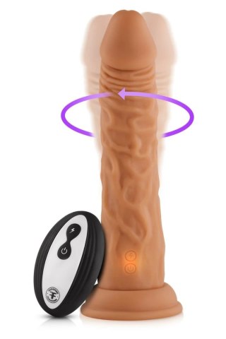 FemmeFunn Wireless Turbo Shaft Nude 21,6 cm - obrotowy system wibracyjny