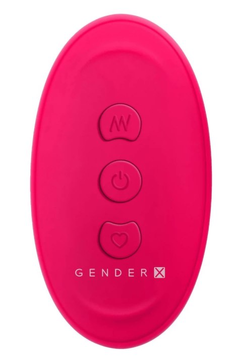 GENDER X All About The Bass - silikonowy masażer z pilotem, 12 trybow