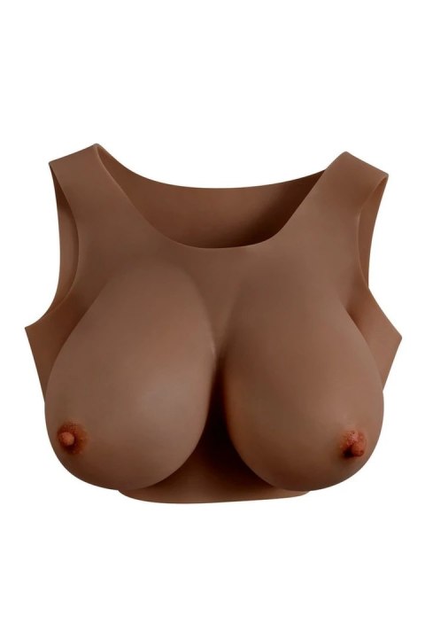 GENDER X UNDERGARMENTS Plate E-Cup Dark silikonowa kamizelka modelująca