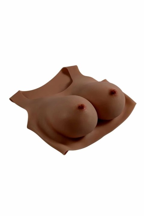 GENDER X UNDERGARMENTS Plate E-Cup Dark silikonowa kamizelka modelująca