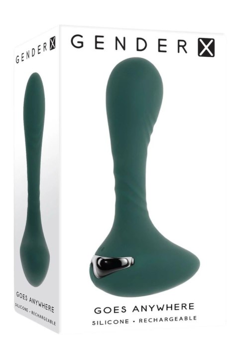 Gender X Goes Anywhere wibrująca maszyna intymna silikonowa USB 12,3 cm