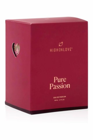 HIGH ON LOVE PURE PASSION PERFUME 80 ml - perfumy wegańskie z nutą owocow i wanilii