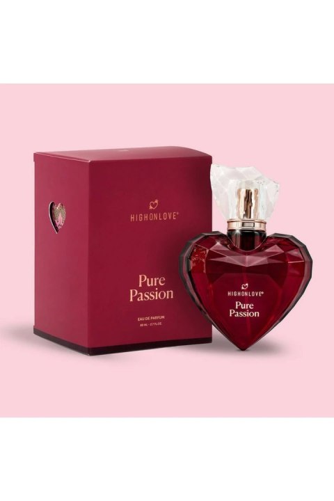 HIGH ON LOVE PURE PASSION PERFUME 80 ml - perfumy wegańskie z nutą owocow i wanilii