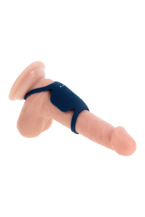 PLAYBOY Jet Pack silikonowy pierścień wibracyjny podwojny USB 9 trybow