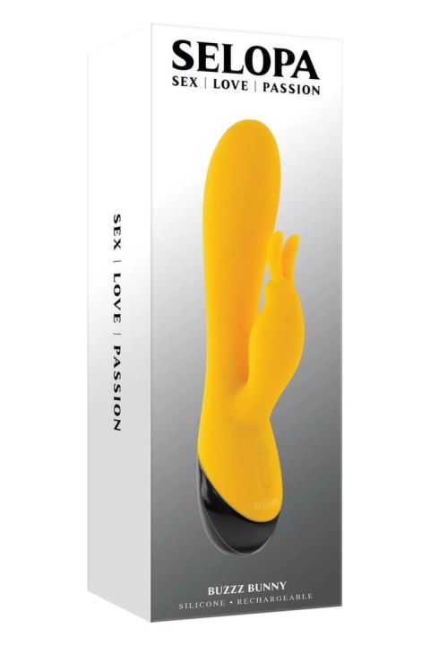 SELOPA BUZZZ BUNNY silikonowy masażer intymny z podwojnym silnikiem