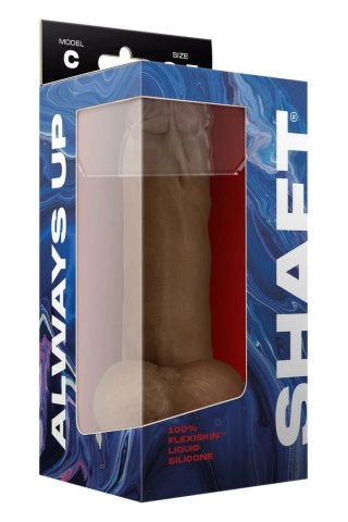 SHAFT MODEL C 8.5'' Liquid Silicone, przyssawka, dwuwarstwowy, Oak