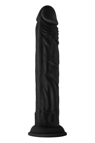 SHAFT MODEL J 9.5" Liquid Silicone Czarny - anatomiczny model z przyssawką