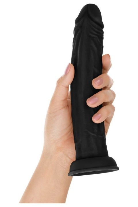 SHAFT MODEL J 9.5" Liquid Silicone Czarny - anatomiczny model z przyssawką